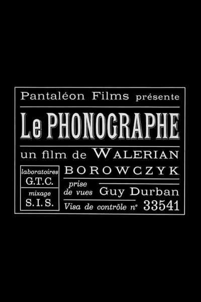 Caratula, cartel, poster o portada de Le phonographe
