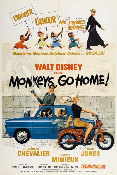 Caratula, cartel, poster o portada de La invasión de los monos