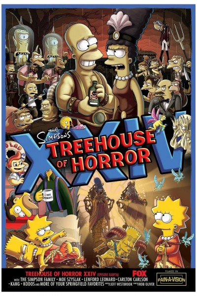 Cubierta de Los Simpson: La casa-árbol del terror XXIV