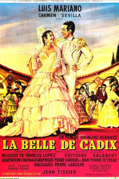Caratula, cartel, poster o portada de La bella de Cádiz