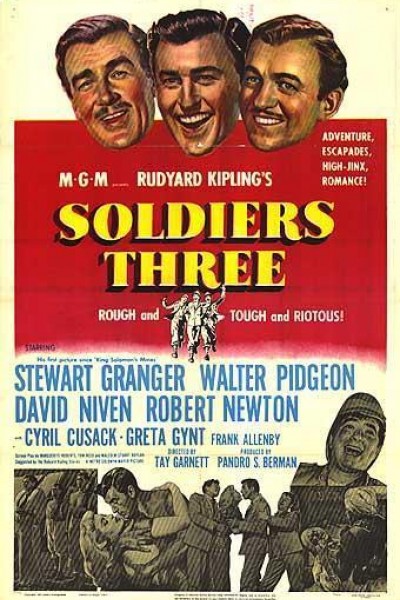 Caratula, cartel, poster o portada de Tres soldados