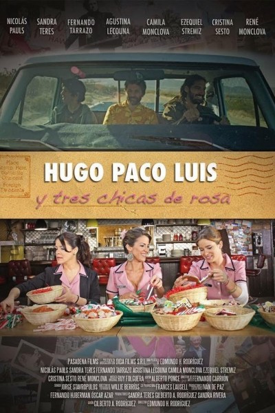 Cubierta de Hugo, Paco, Luis y tres chicas de rosa
