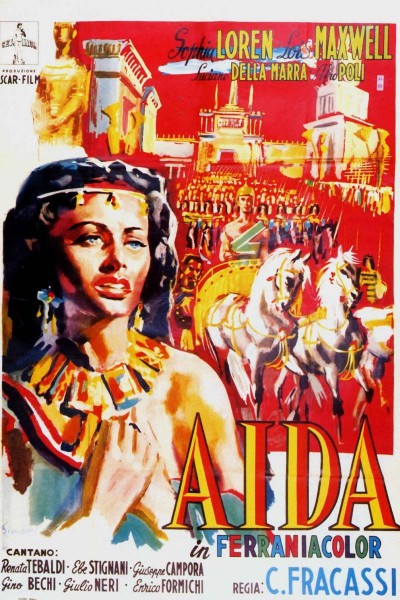 Caratula, cartel, poster o portada de Aida