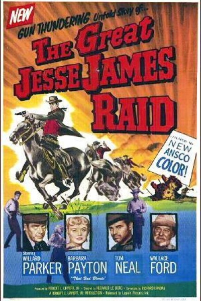 Caratula, cartel, poster o portada de The Great Jesse James Raid