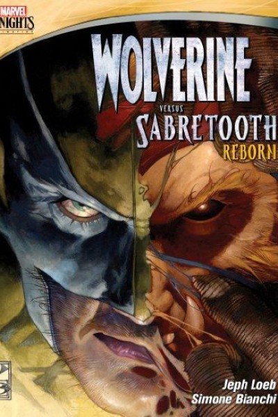 Cubierta de Wolverine versus Sabretooth: Reborn