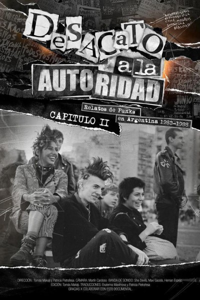 Cubierta de Desacato a la autoridad. Relatos de punks en Argentina 1983-1988