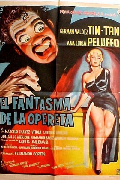 Caratula, cartel, poster o portada de El fantasma de la opereta