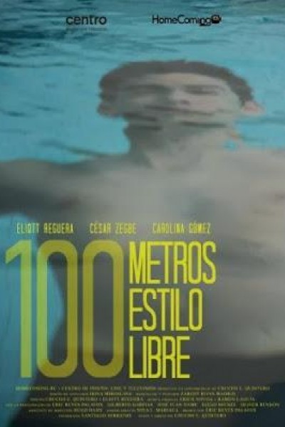 Caratula, cartel, poster o portada de 100 metros estilo libre