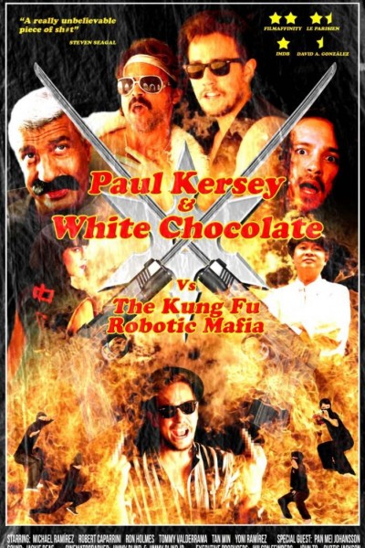Cubierta de Paul Kersey & White Chocolate Vs the Kung Fu Robotic Mafia