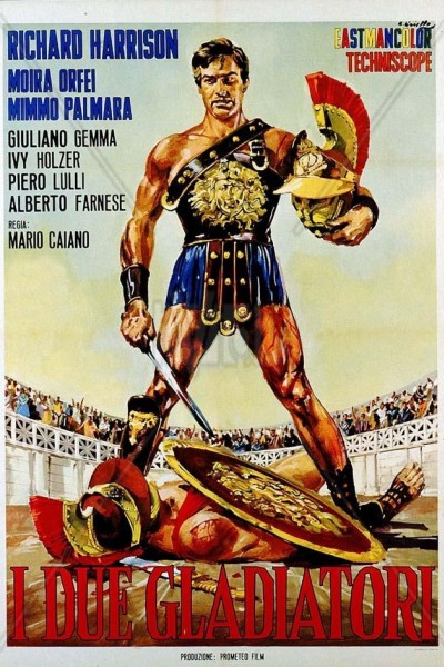 Caratula, cartel, poster o portada de Dos gladiadores