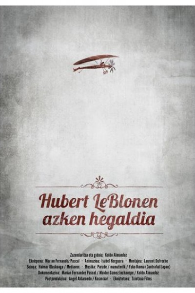 Cubierta de El último vuelo de Hubert Le Blon