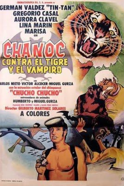 Cubierta de Chanoc contra el tigre y el vampiro