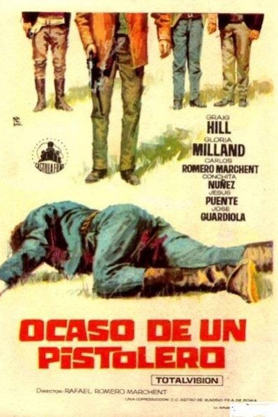 Caratula, cartel, poster o portada de Ocaso de un pistolero