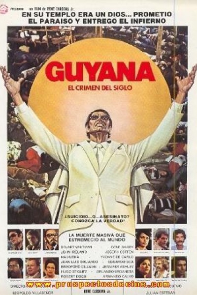 Caratula, cartel, poster o portada de Guyana, el crimen del siglo