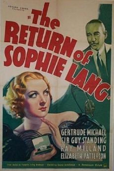 Caratula, cartel, poster o portada de The Return of Sophie Lang