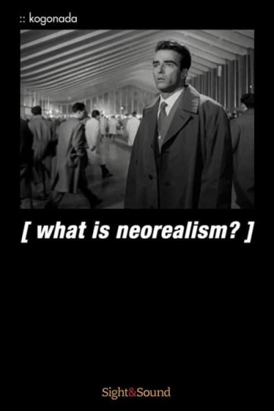 Caratula, cartel, poster o portada de What Is Neorealism?