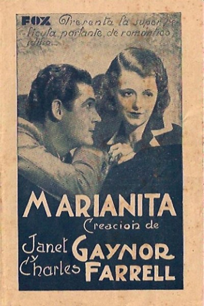 Caratula, cartel, poster o portada de Marianita