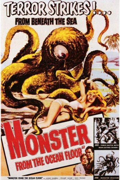 Caratula, cartel, poster o portada de El monstruo del océano