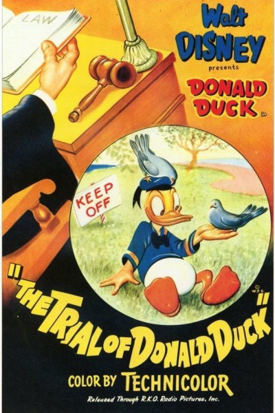 Caratula, cartel, poster o portada de El pato Donald: El juicio del Pato Donald