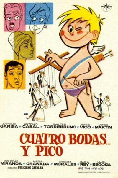 Cubierta de Cuatro bodas y pico