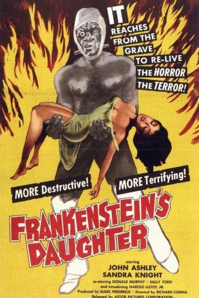 Caratula, cartel, poster o portada de La hija de Frankenstein