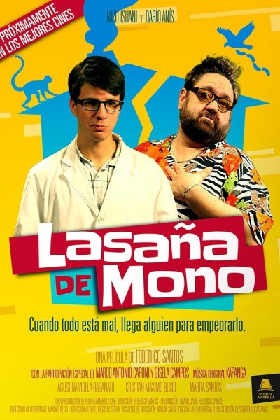 Caratula, cartel, poster o portada de Lasaña de mono