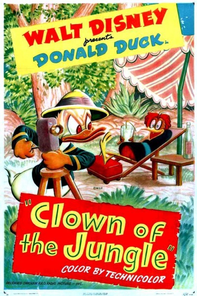 Cubierta de Pato Donald: Payaso de la selva