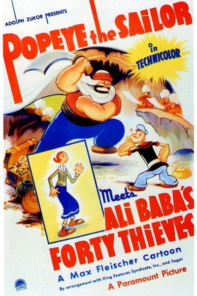 Caratula, cartel, poster o portada de Popeye the Sailor Meets Ali Baba's Forty Thieves