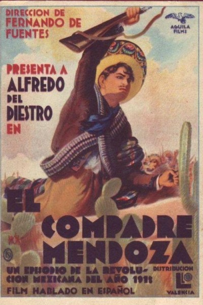 Caratula, cartel, poster o portada de El compadre Mendoza