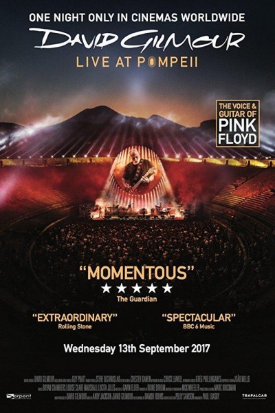 Caratula, cartel, poster o portada de David Gilmour Live at Pompeii