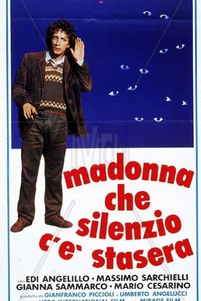 Caratula, cartel, poster o portada de Madonna che silenzio c\'è stasera