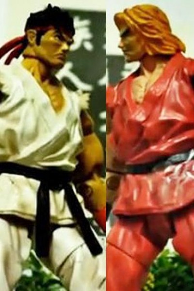 Cubierta de Street Fighter Stop Motion: Ryu VS Ken
