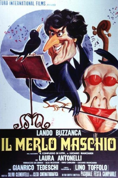 Caratula, cartel, poster o portada de El mirlo macho