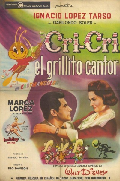 Caratula, cartel, poster o portada de Cri Cri el grillito cantor