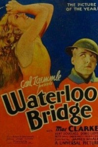 Caratula, cartel, poster o portada de El puente de Waterloo