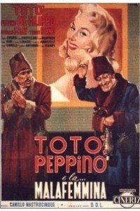 Caratula, cartel, poster o portada de Totò, Peppino y la mala mujer