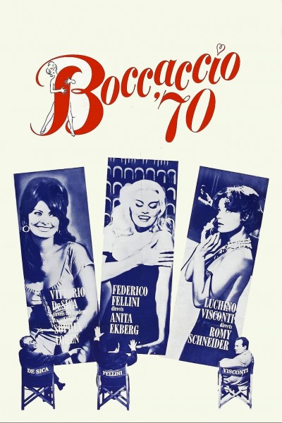 Caratula, cartel, poster o portada de Boccaccio '70