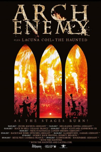 Caratula, cartel, poster o portada de Arch Enemy: As the Stages Burn!