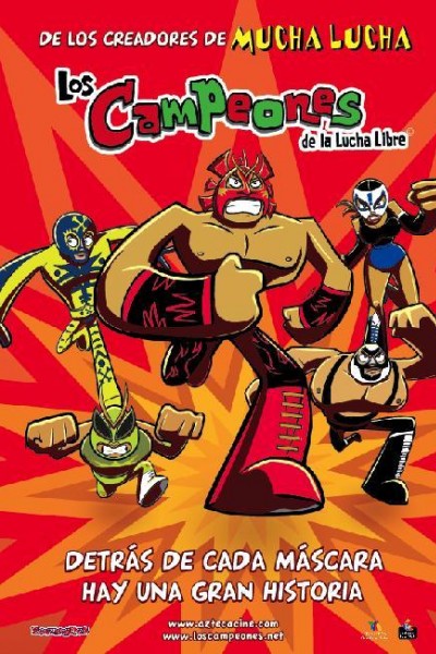 Caratula, cartel, poster o portada de Los campeones de la lucha libre