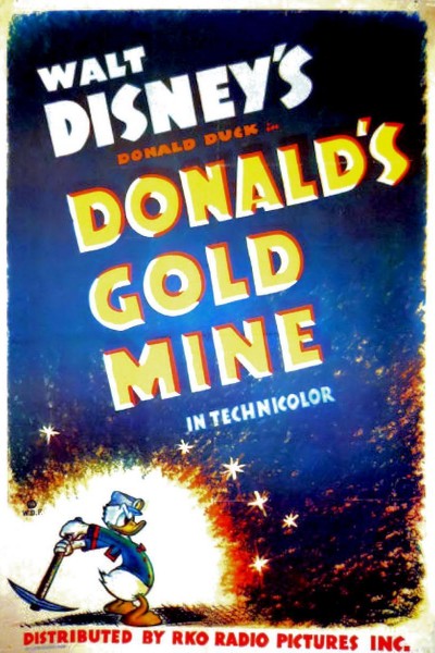 Caratula, cartel, poster o portada de Pato Donald: La mina de oro de Donald