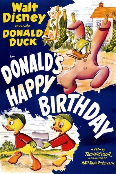 Caratula, cartel, poster o portada de El pato Donal: El feliz cumpleaños de Donald