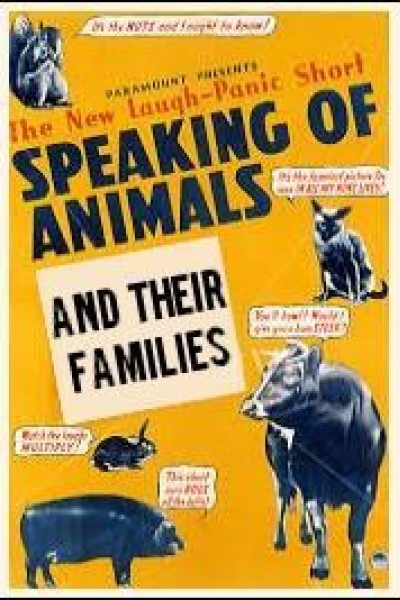 Cubierta de Speaking of Animals and Their Families (S)