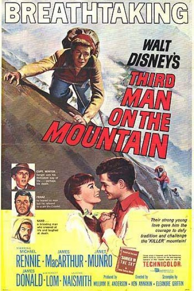 Caratula, cartel, poster o portada de El tercer hombre en la montaña
