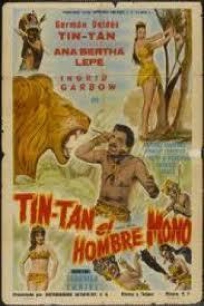 Caratula, cartel, poster o portada de Tin Tan el hombre mono