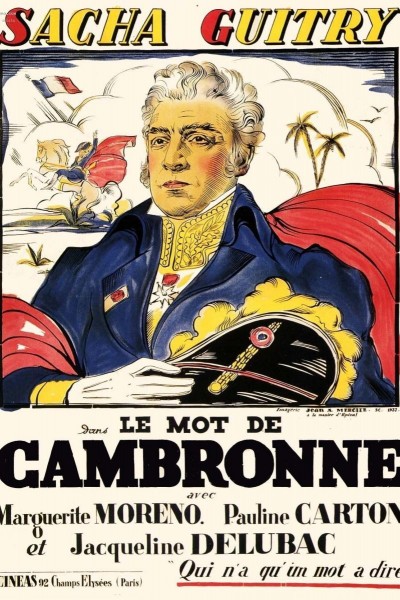 Caratula, cartel, poster o portada de Le mot de Cambronne
