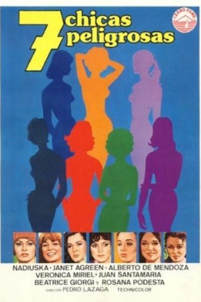 Caratula, cartel, poster o portada de 7 chicas peligrosas