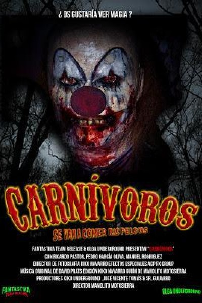 Caratula, cartel, poster o portada de Carnívoros