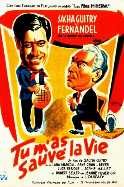 Caratula, cartel, poster o portada de Tu m\'as sauvé la vie