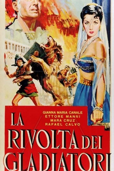 Caratula, cartel, poster o portada de La rebelión de los gladiadores