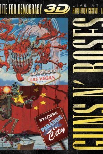 Caratula, cartel, poster o portada de Guns N\' Roses Appetite for Democracy 3D Live at Hard Rock Las Vegas